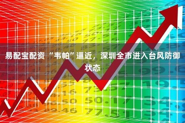 易配宝配资 “韦帕”逼近，深圳全市进入台风防御状态